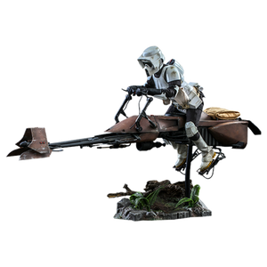 Hot Toys Star Wars - Return of the Jedi: Scout Trooper & Speeder Bike 12" Figure