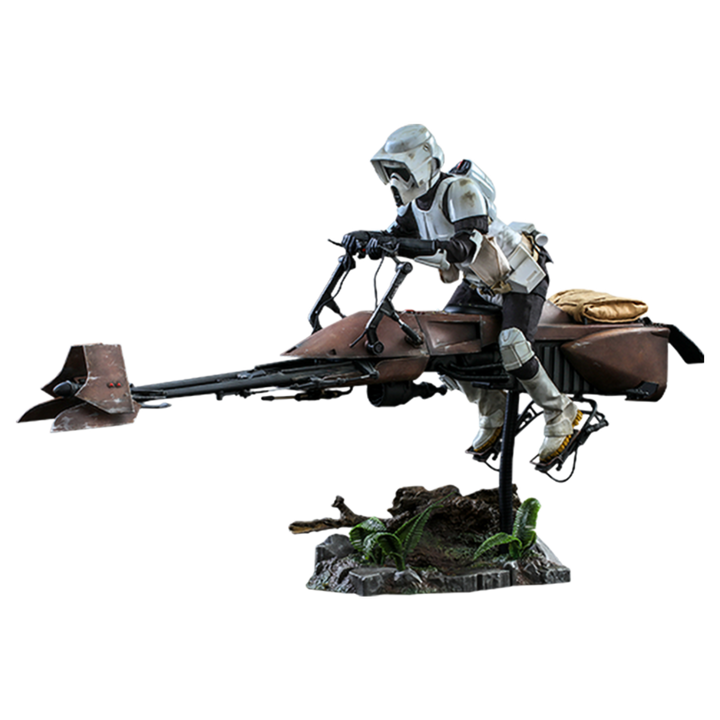 Hot Toys Star Wars - Return of the Jedi: Scout Trooper & Speeder Bike 12" Figure