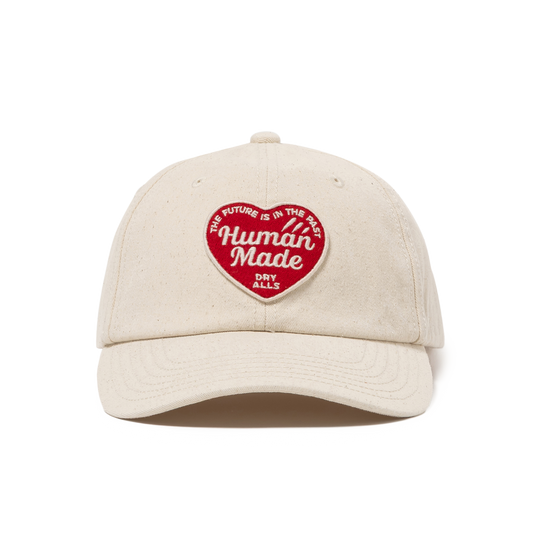 Human Made 6-Panel Twill Cap White HM31GD018