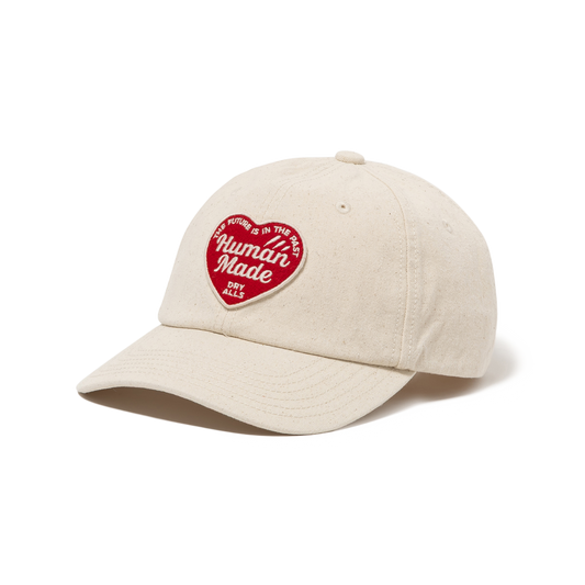 Human Made 6-Panel Twill Cap White HM31GD018