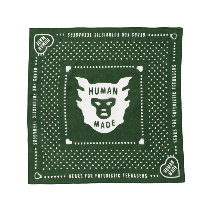 Human Made Bandana Green HM30GD075