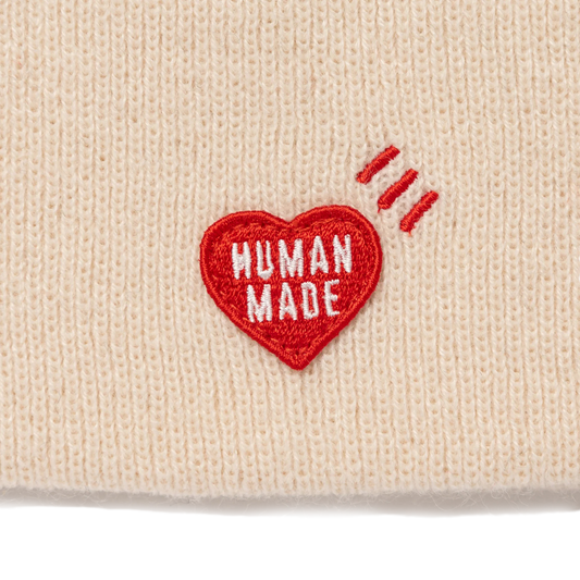 Human Made Beanie White HM30GD072