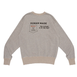 Human Made Beatles Tsuriami Sweatshirt Gray HM30CS033