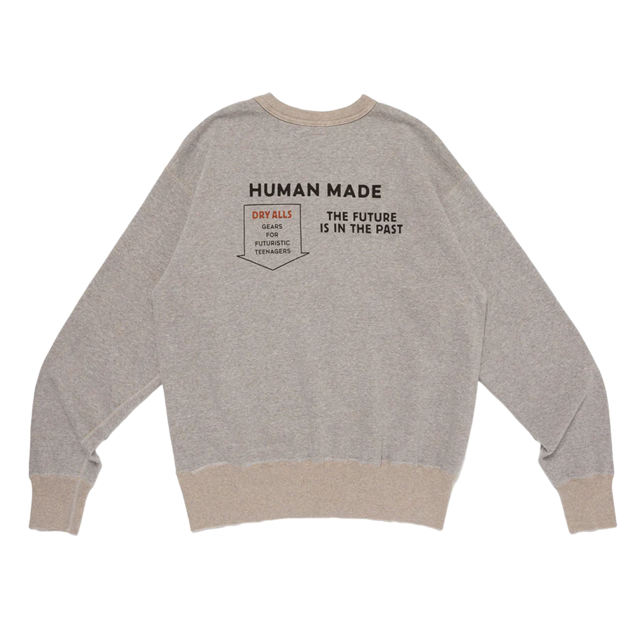 Human Made Beatles Tsuriami Sweatshirt Gray HM30CS033