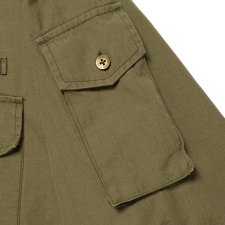 Human Made Cameraman Shirt Olive Drab HM30SH010