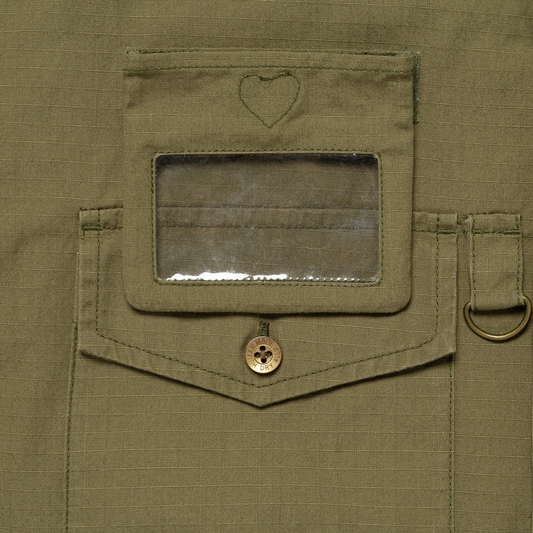 Human Made Cameraman Shirt Olive Drab HM30SH010