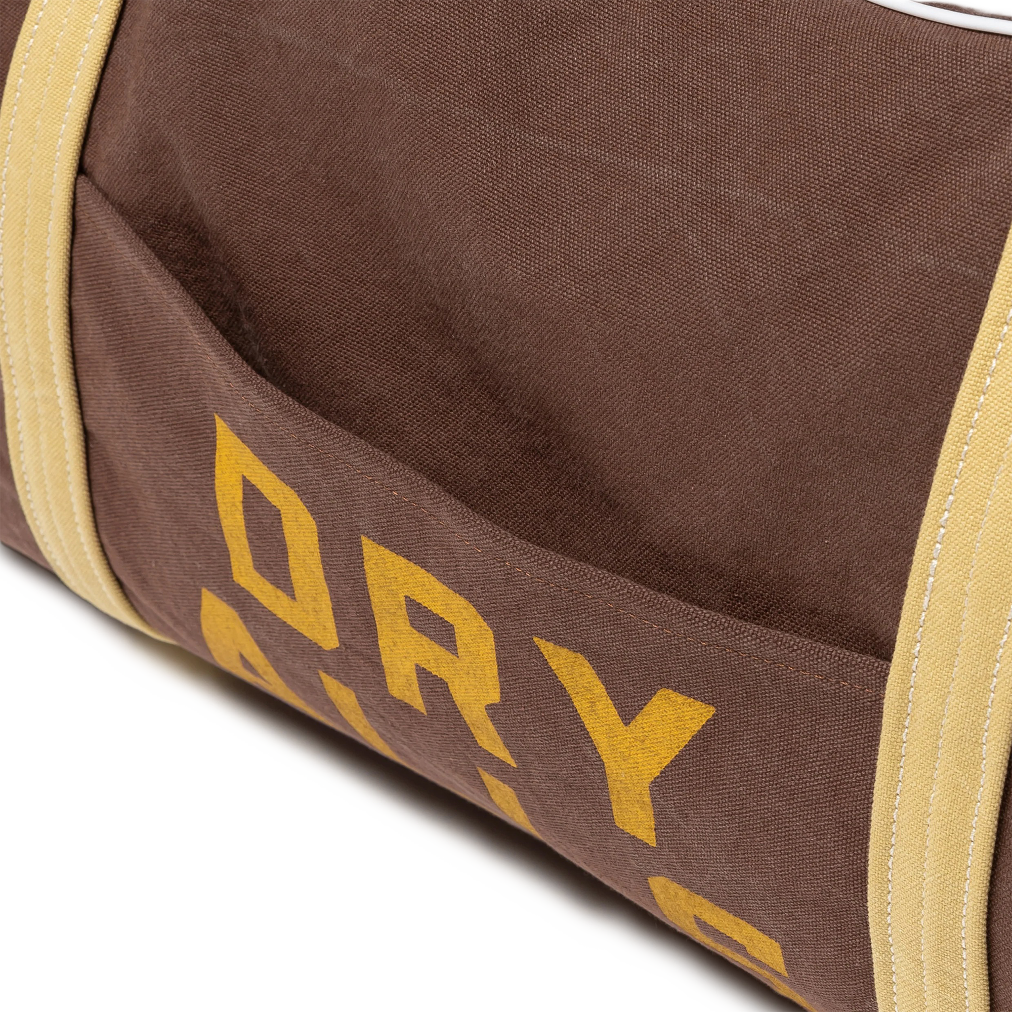 Human Made Canvas Boston Bag Large Brown HM30GD042