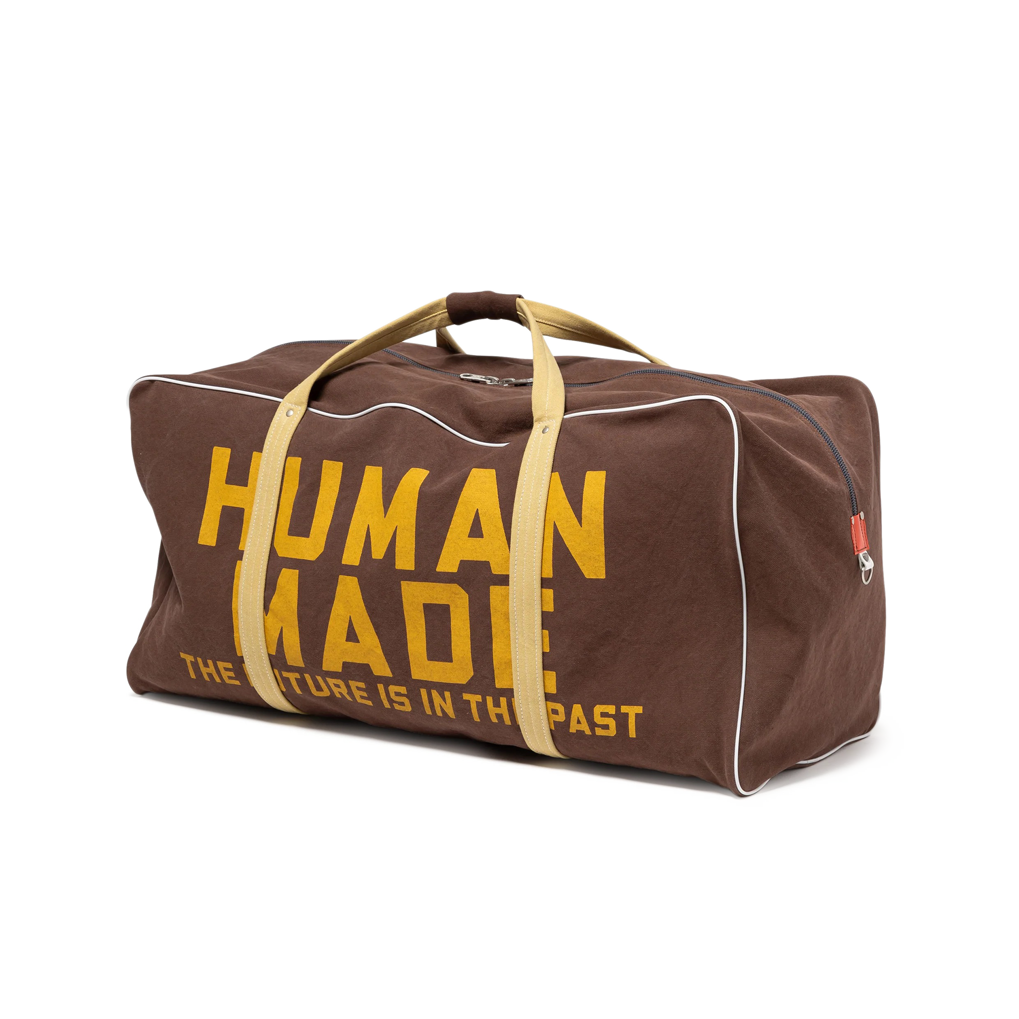 Human Made Canvas Boston Bag Large Brown HM30GD042