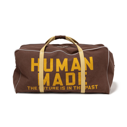 Human Made Canvas Boston Bag Large Brown HM30GD042