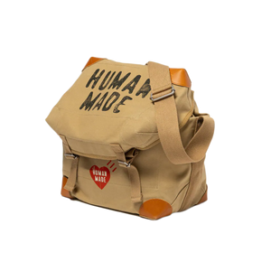 Human Made Canvas Shoulder Bag Brown HM30GD038