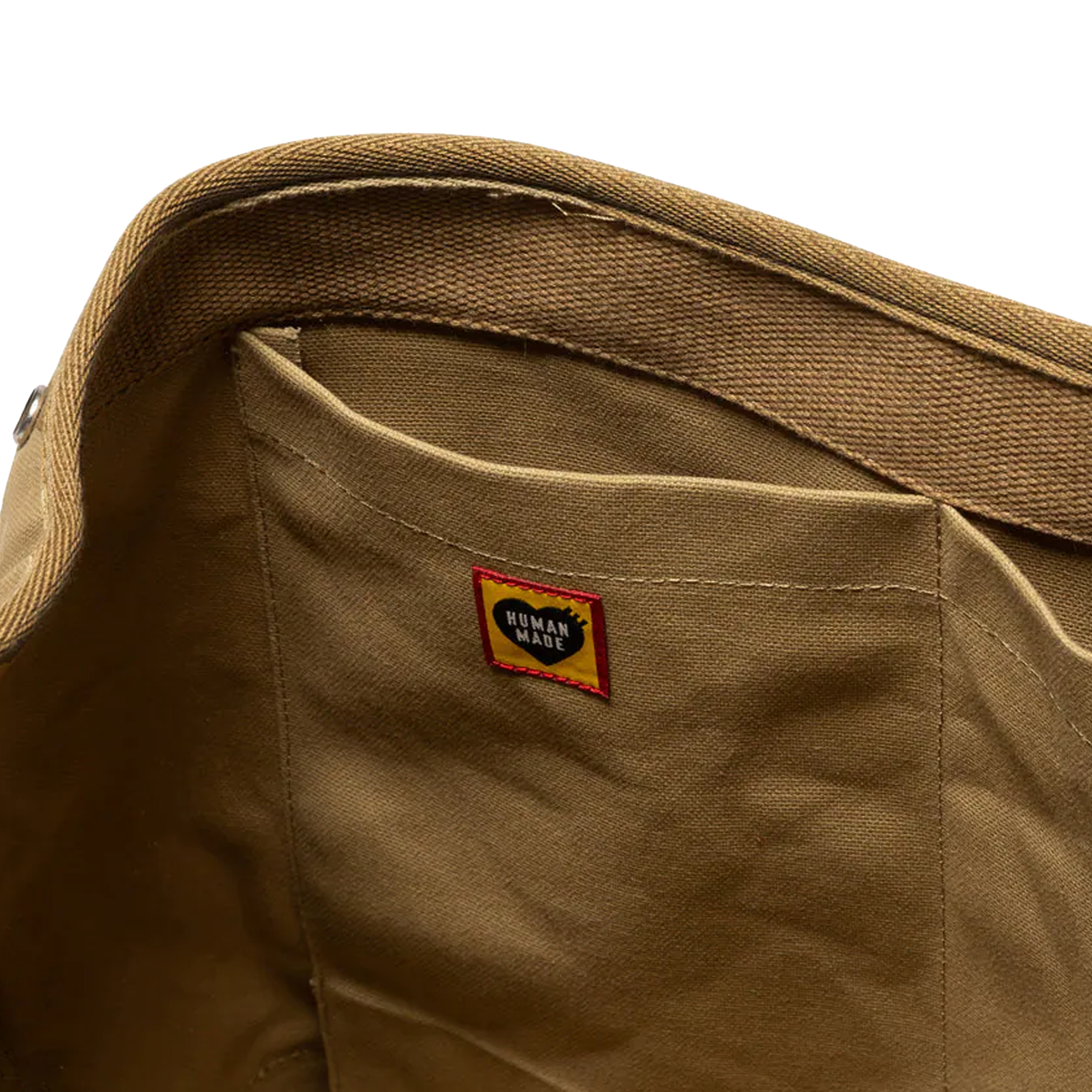 Human Made Canvas Shoulder Bag Brown HM30GD038