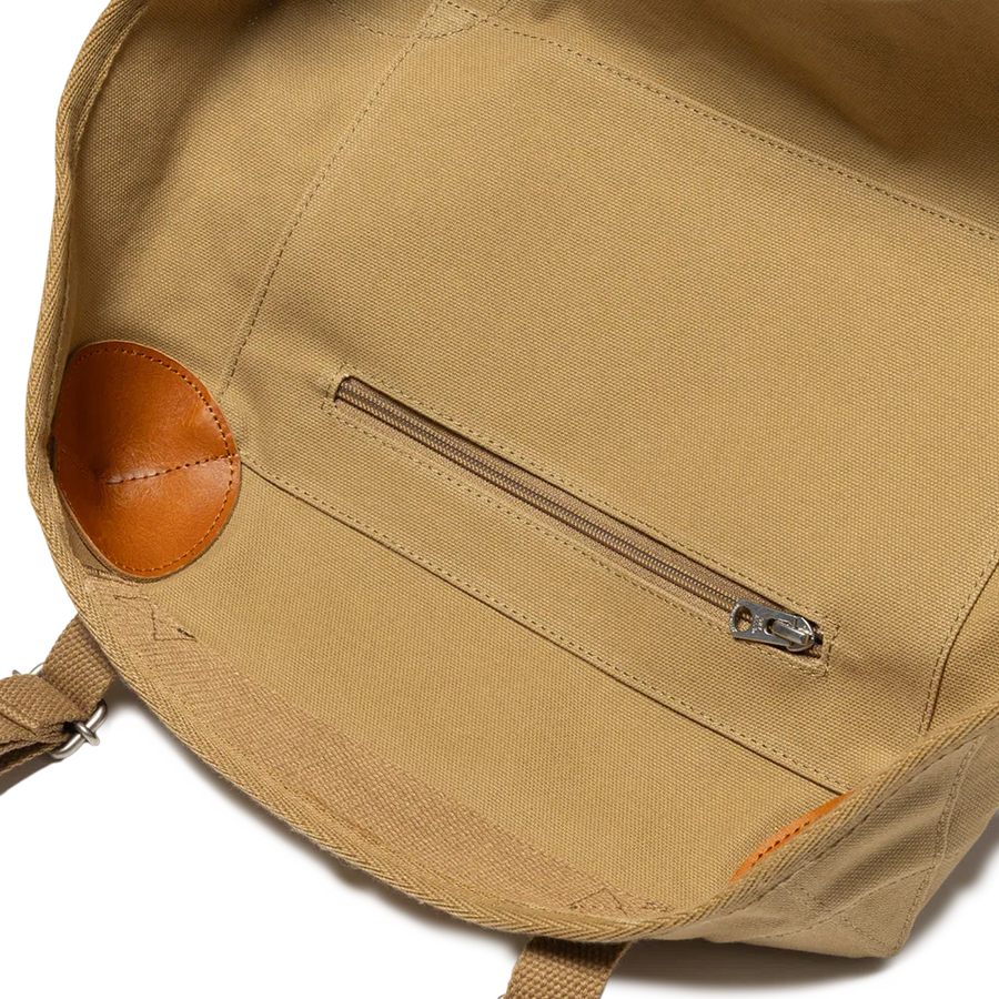 Human Made Canvas Shoulder Bag Brown HM30GD038