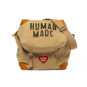 Human Made Canvas Shoulder Bag Brown HM30GD038