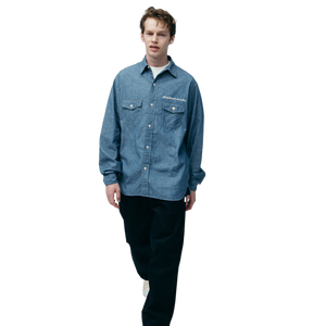 Human Made Chambray Shirt Blue HM30SH003