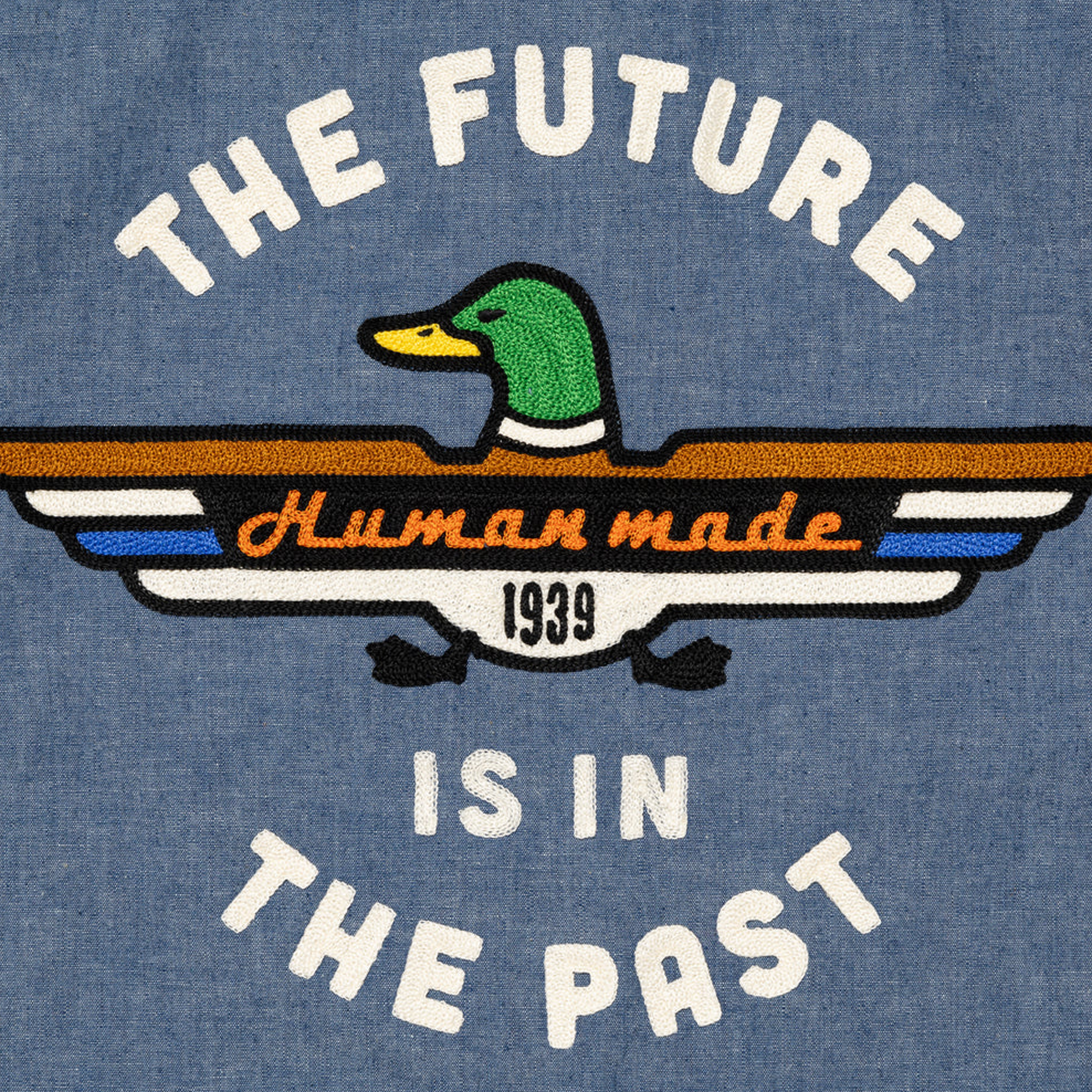 Human Made Chambray Shirt Blue HM30SH003