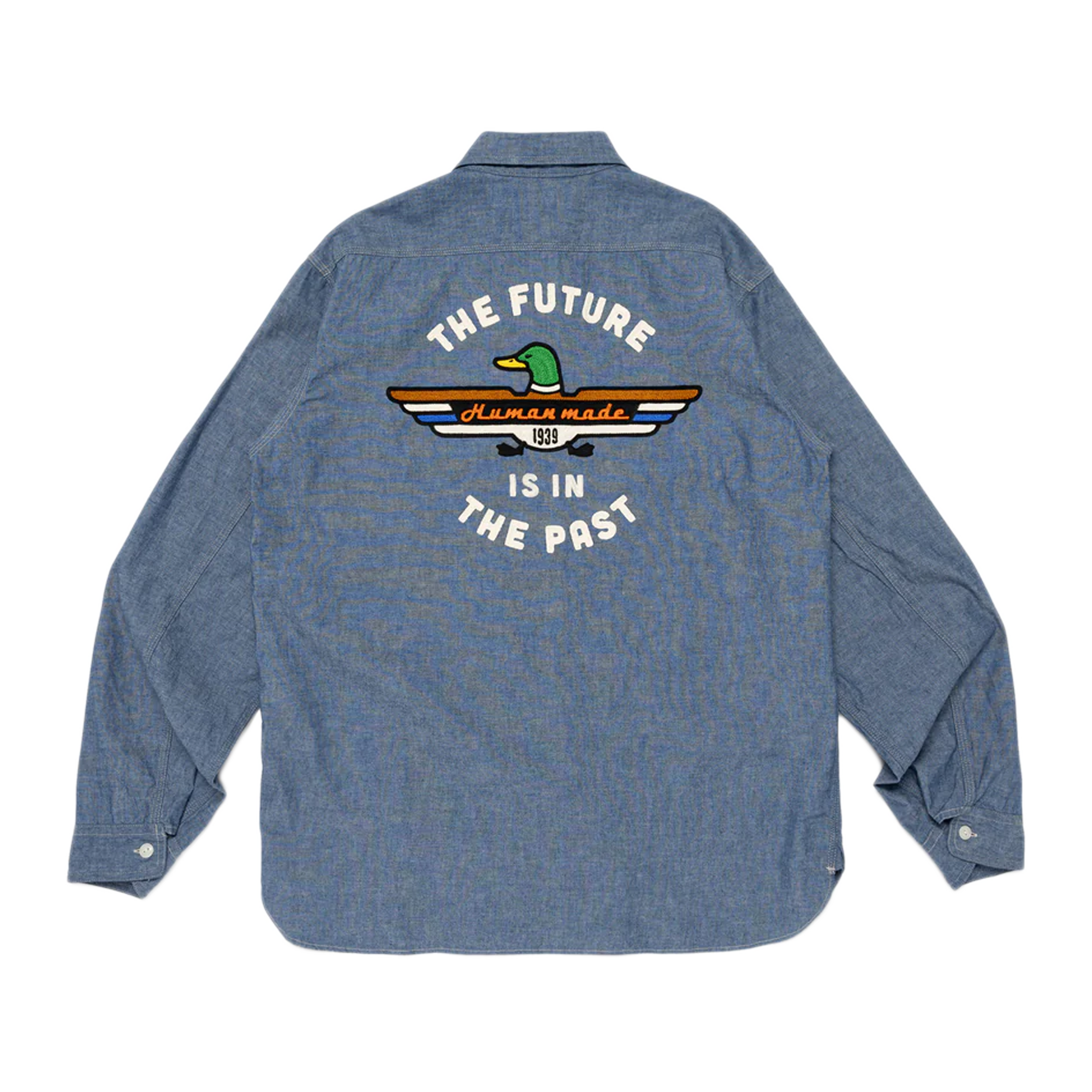 Human Made Chambray Shirt Blue HM30SH003