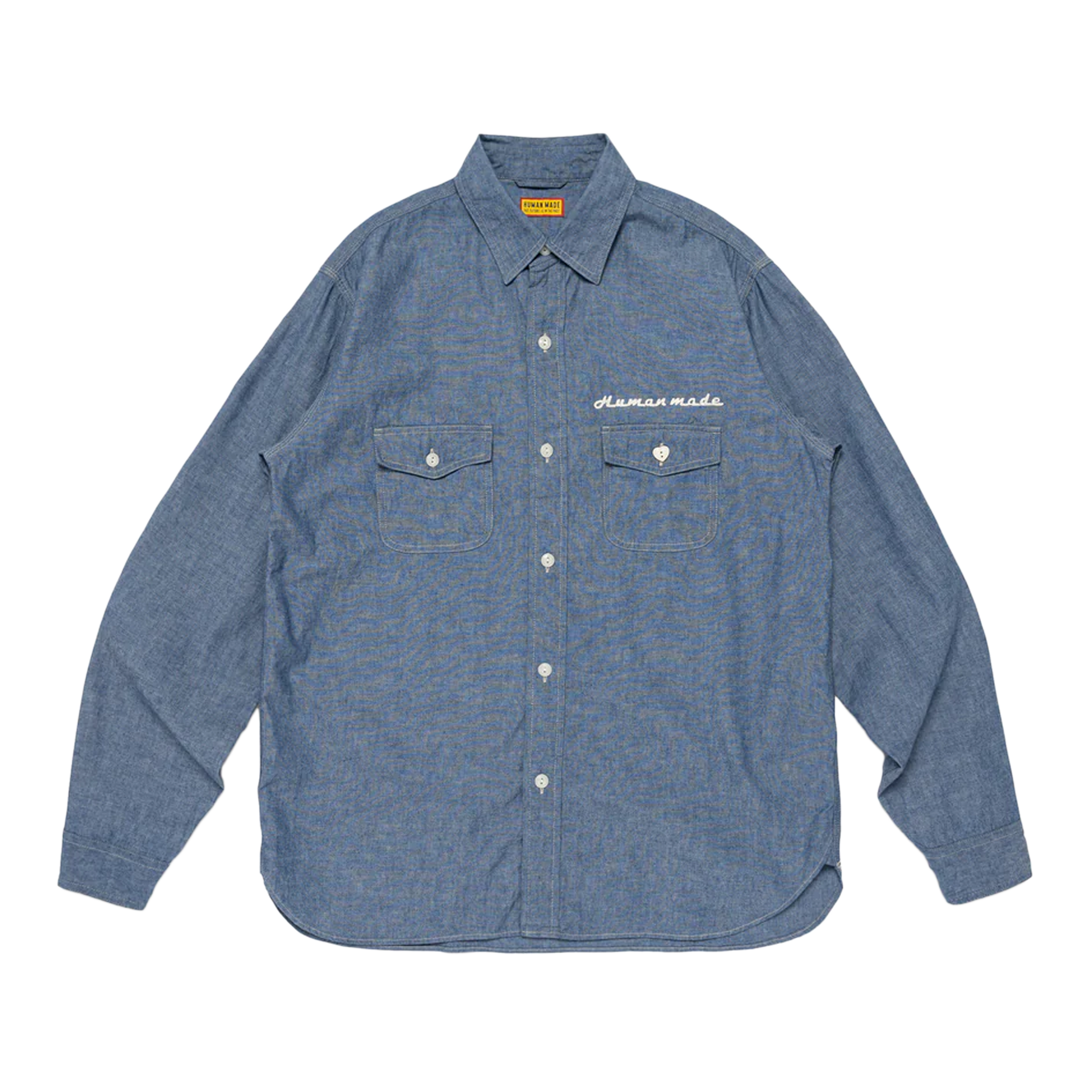 Human Made Chambray Shirt Blue HM30SH003