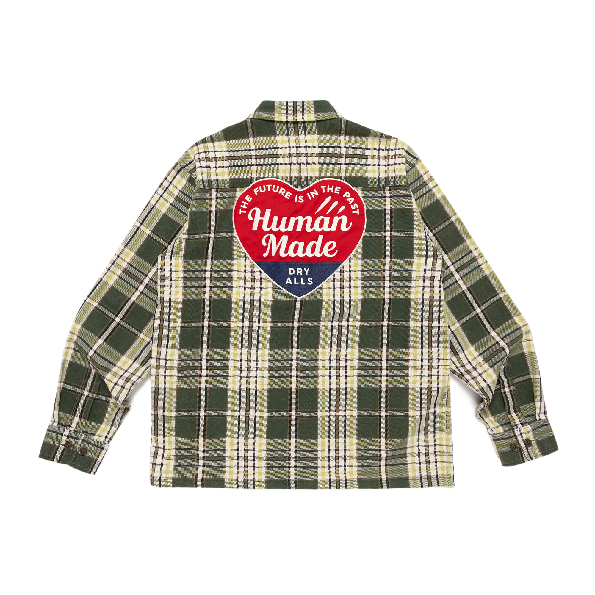 Human Made Check Shirt Green HM31SH004
