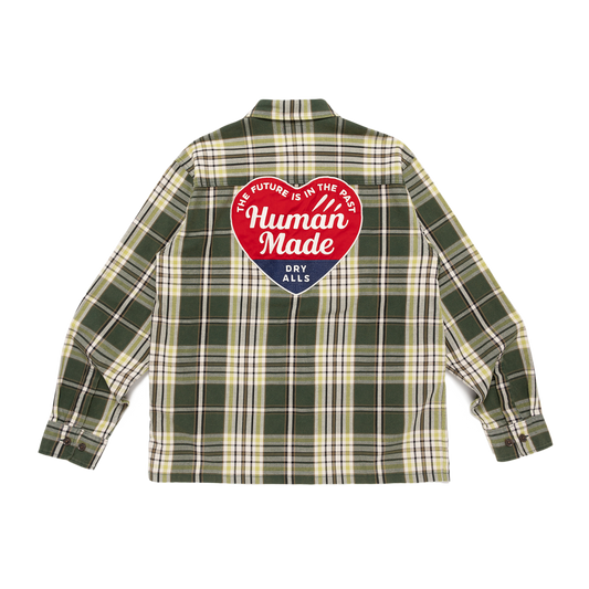 Human Made Check Shirt Green HM31SH004