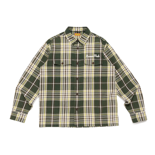 Human Made Check Shirt Green HM31SH004