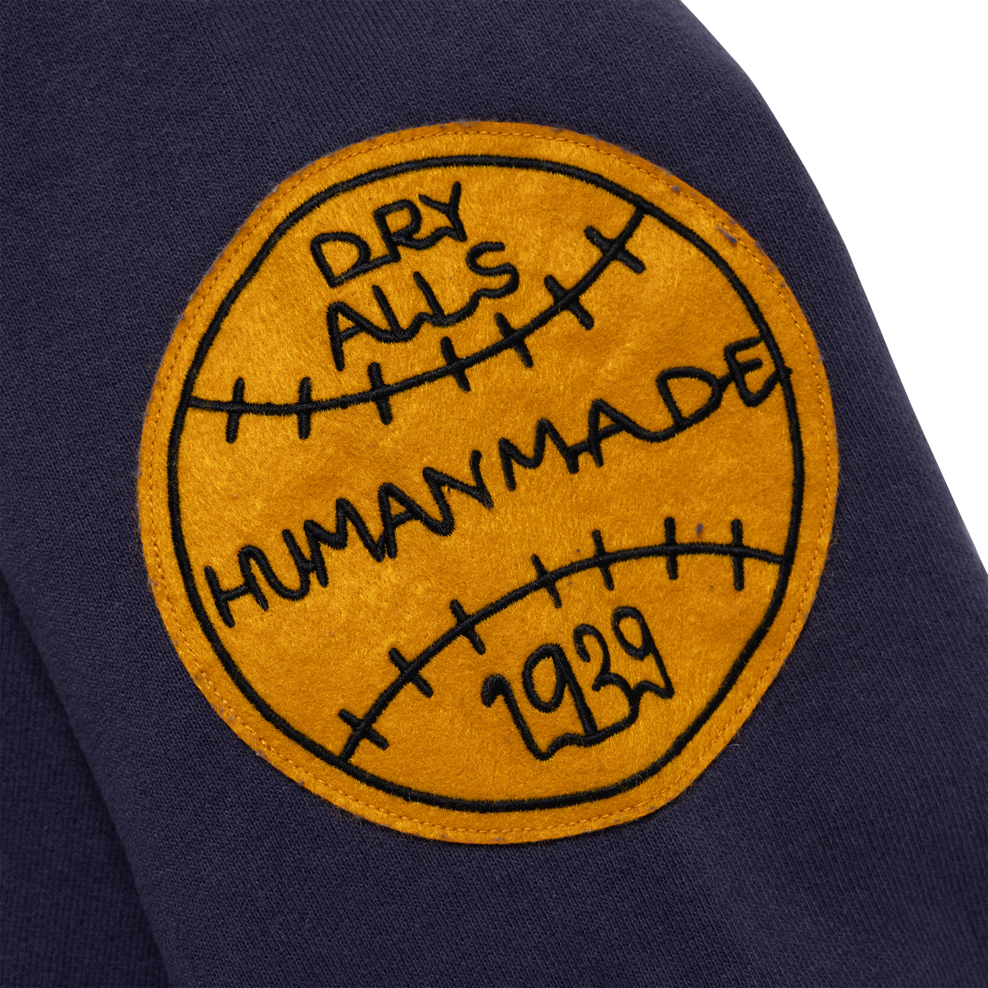 Human Made Half-Zip Sweatshirt Navy HM31CS005
