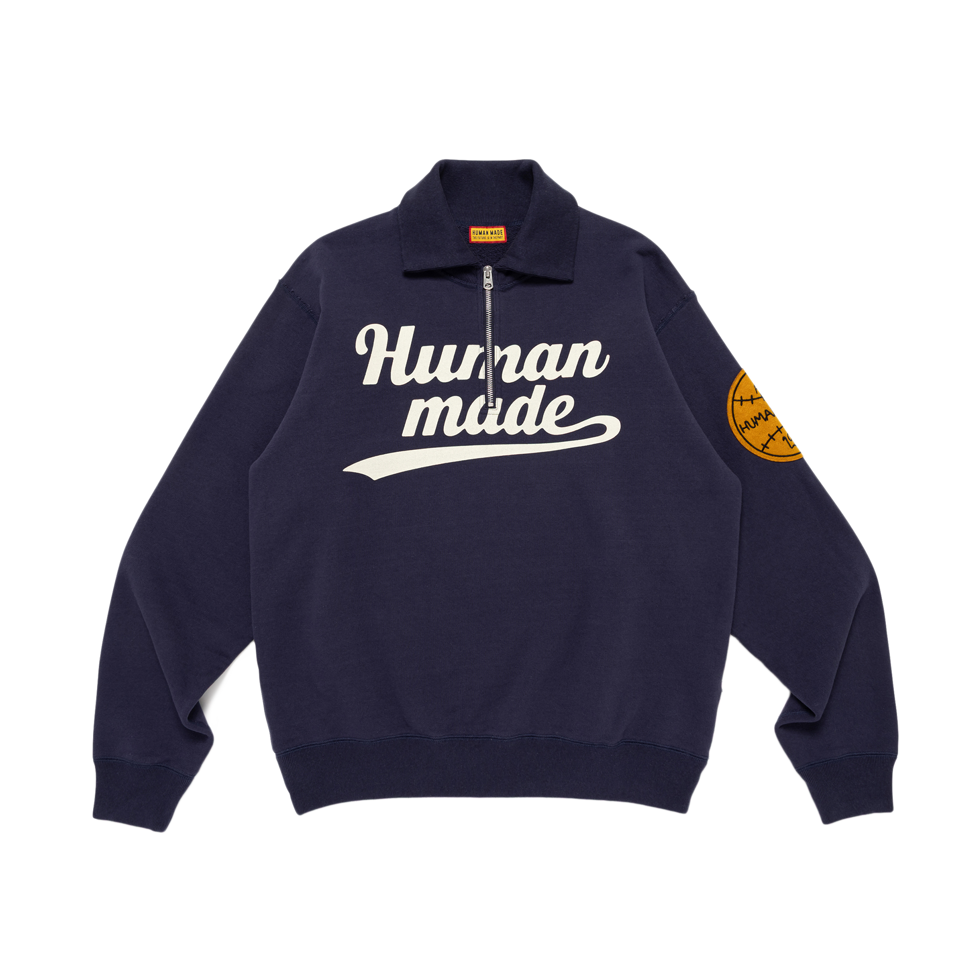 Human Made Half-Zip Sweatshirt Navy HM31CS005