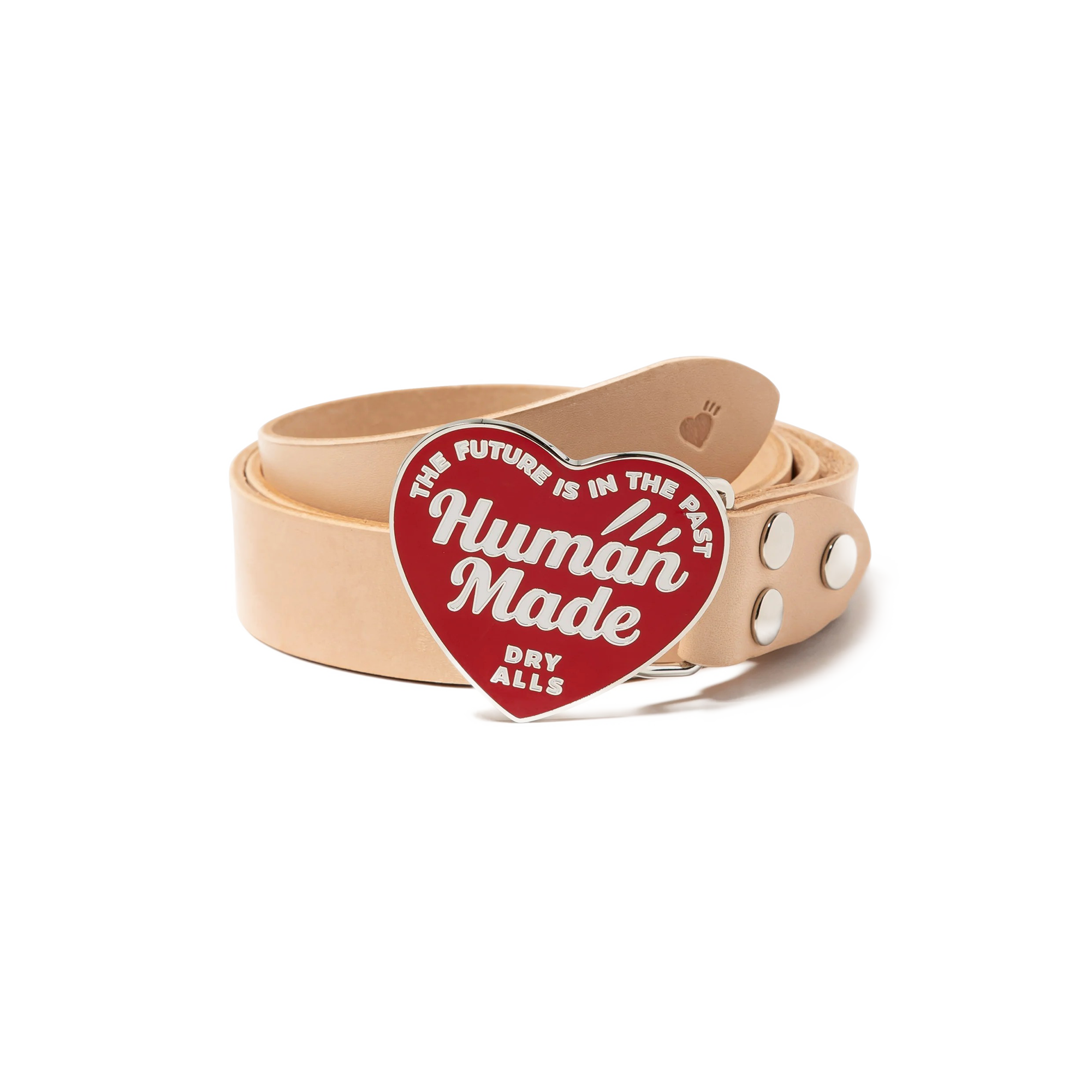 Human Made Heart Leather Belt Red HM30GD081