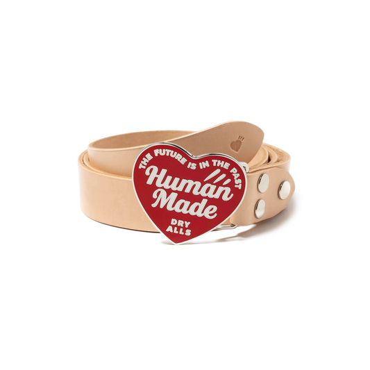 Human Made Heart Leather Belt Red HM30GD081