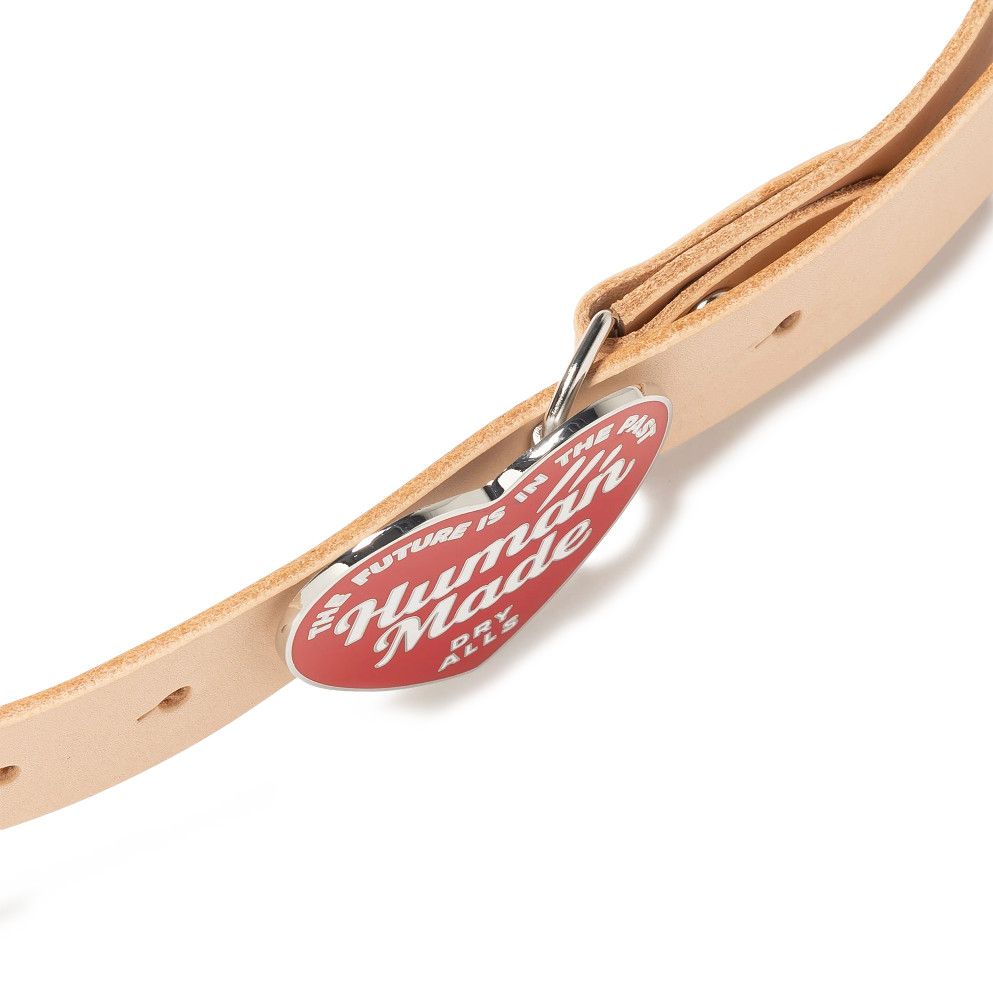 Human Made Heart Leather Belt Red HM30GD081