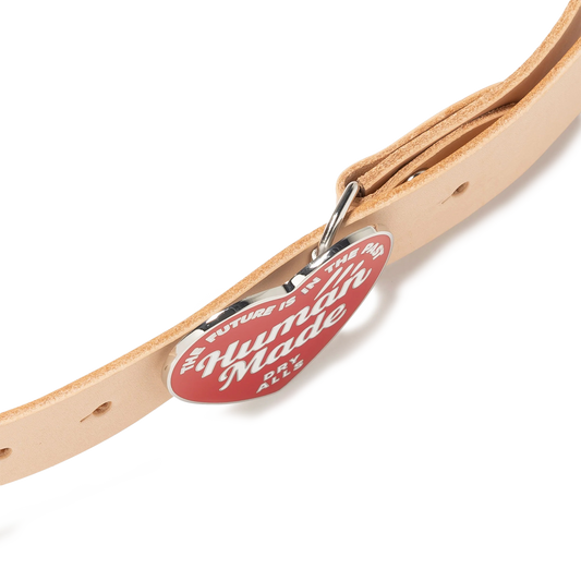 Human Made Heart Leather Belt Red HM30GD081