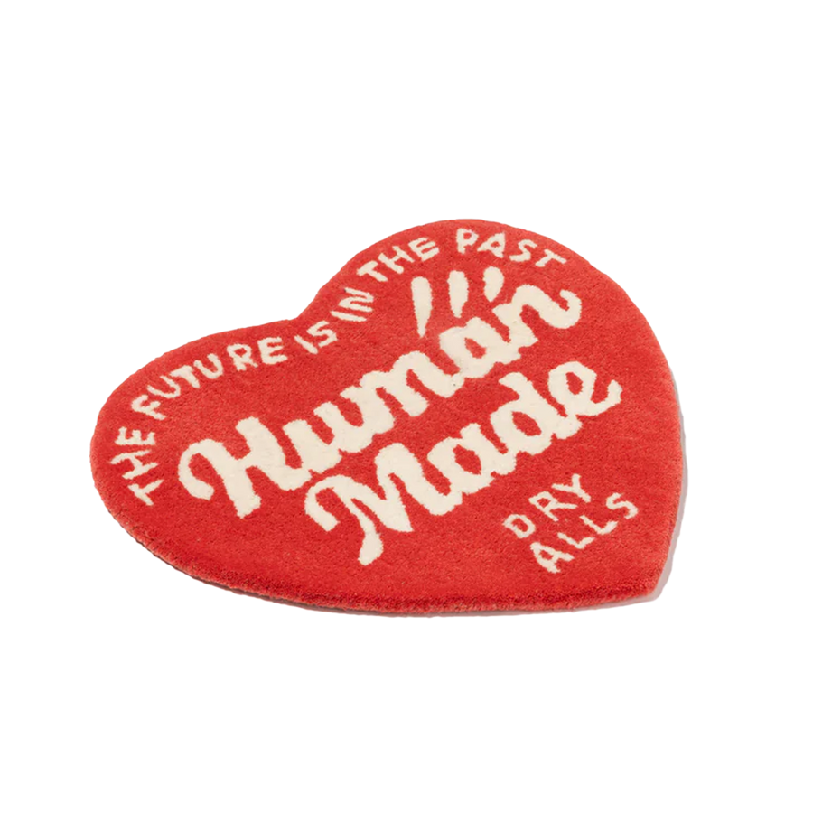 Human Made Heart Rug Small Red HM30GD044