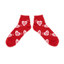 Human Made Heart Short Socks Red HM30GD061