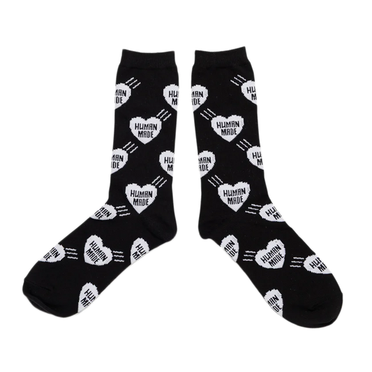 Human Made Heart Socks Black HM30GD060