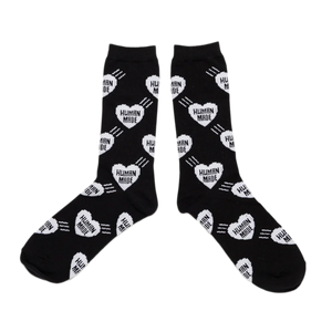 Human Made Heart Socks Black HM30GD060