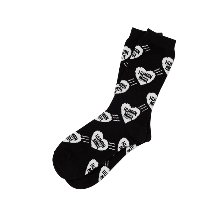 Human Made Heart Socks Black HM30GD060