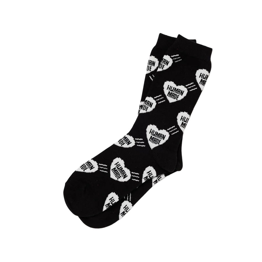 Human Made Heart Socks Black HM30GD060