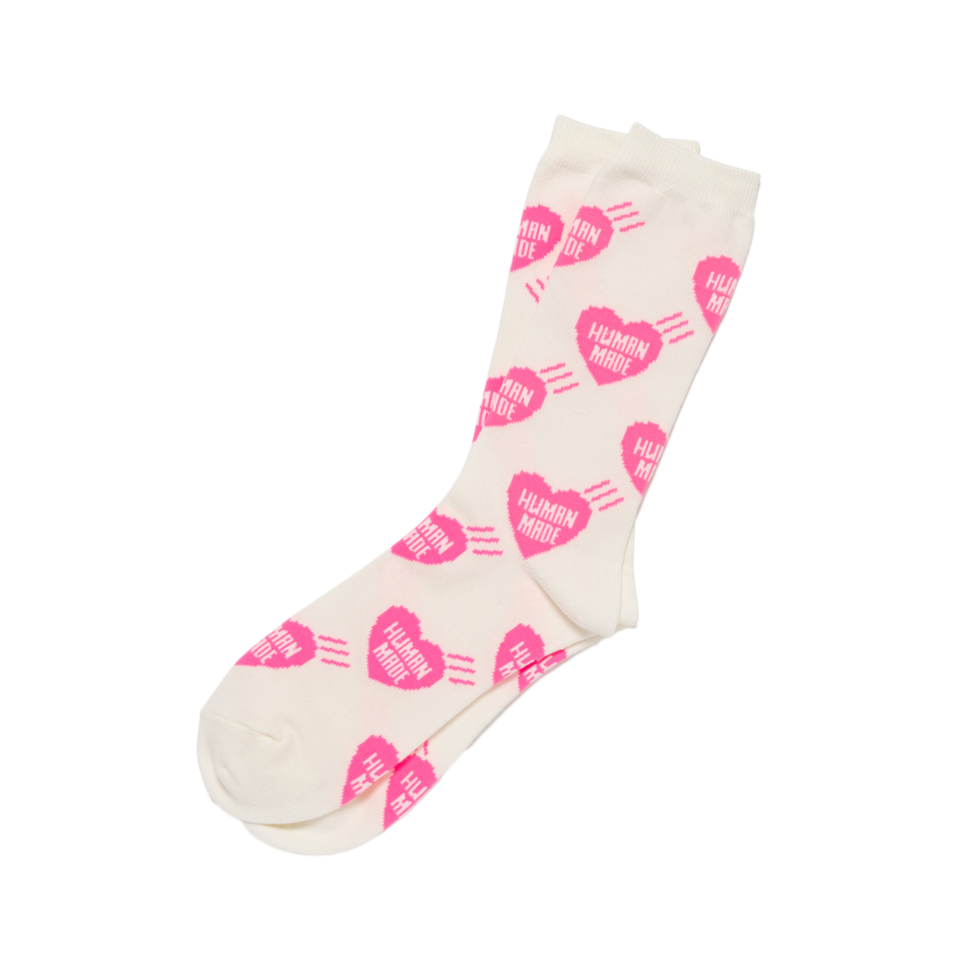 Human Made Heart Socks Pink HM31GD058