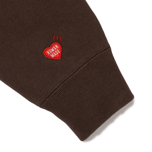 Human Made Heavyweight Hoodie Brown HM31CS036