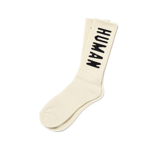 Human Made Hm Logo Socks White HM30GD066