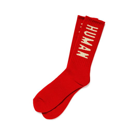 Human Made Hm Logo Socks Red HM30GD066