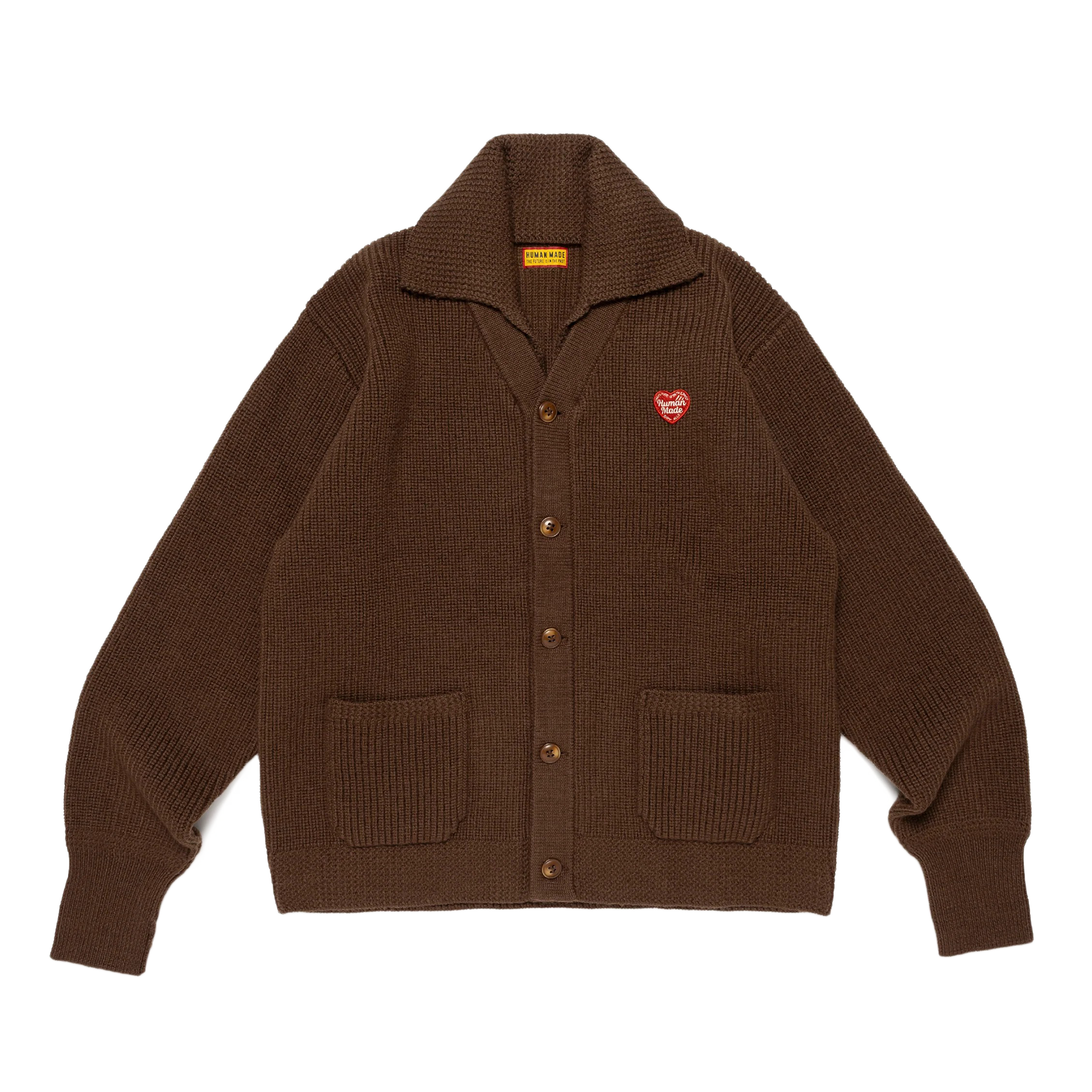 Human Made Knit Cardigan Brown HM30CS004