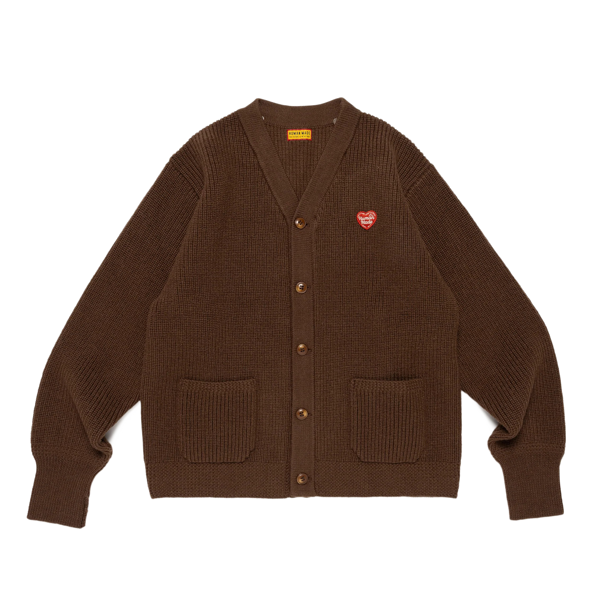 Human Made Knit Cardigan Brown HM30CS004