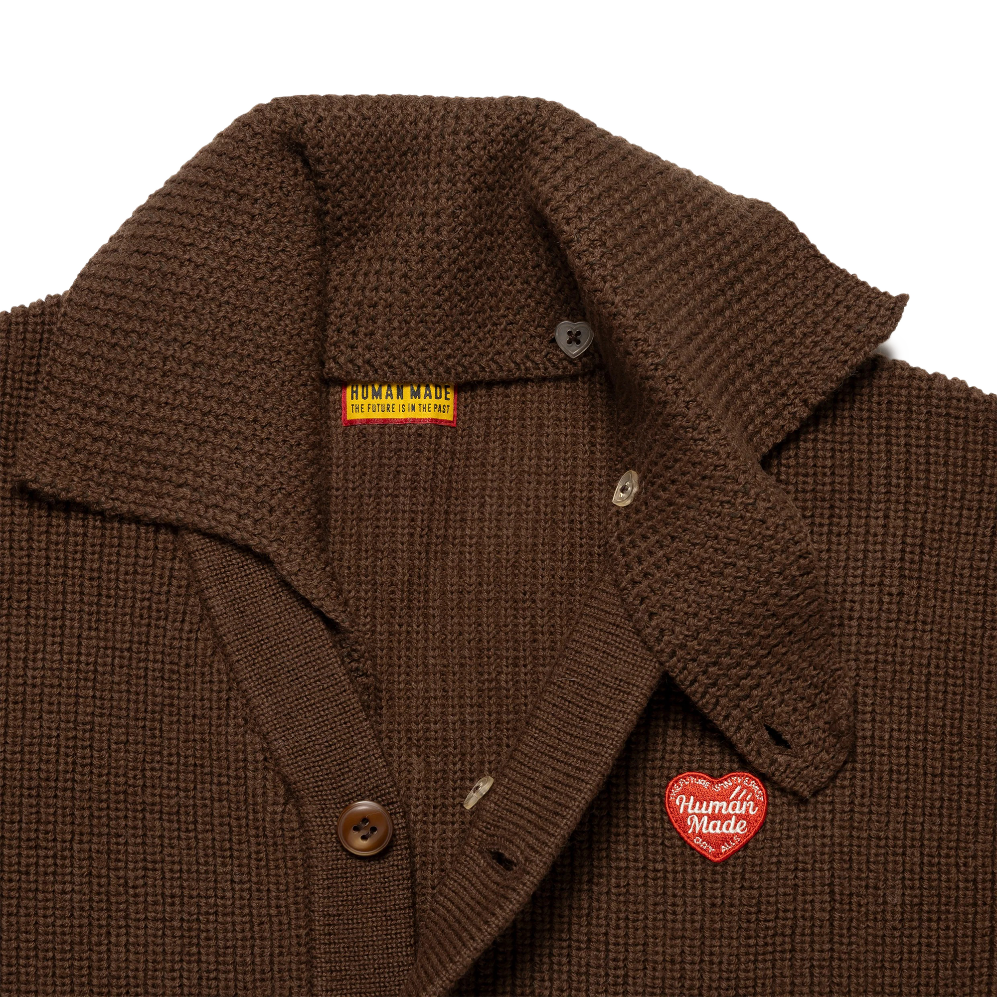 Human Made Knit Cardigan Brown HM30CS004