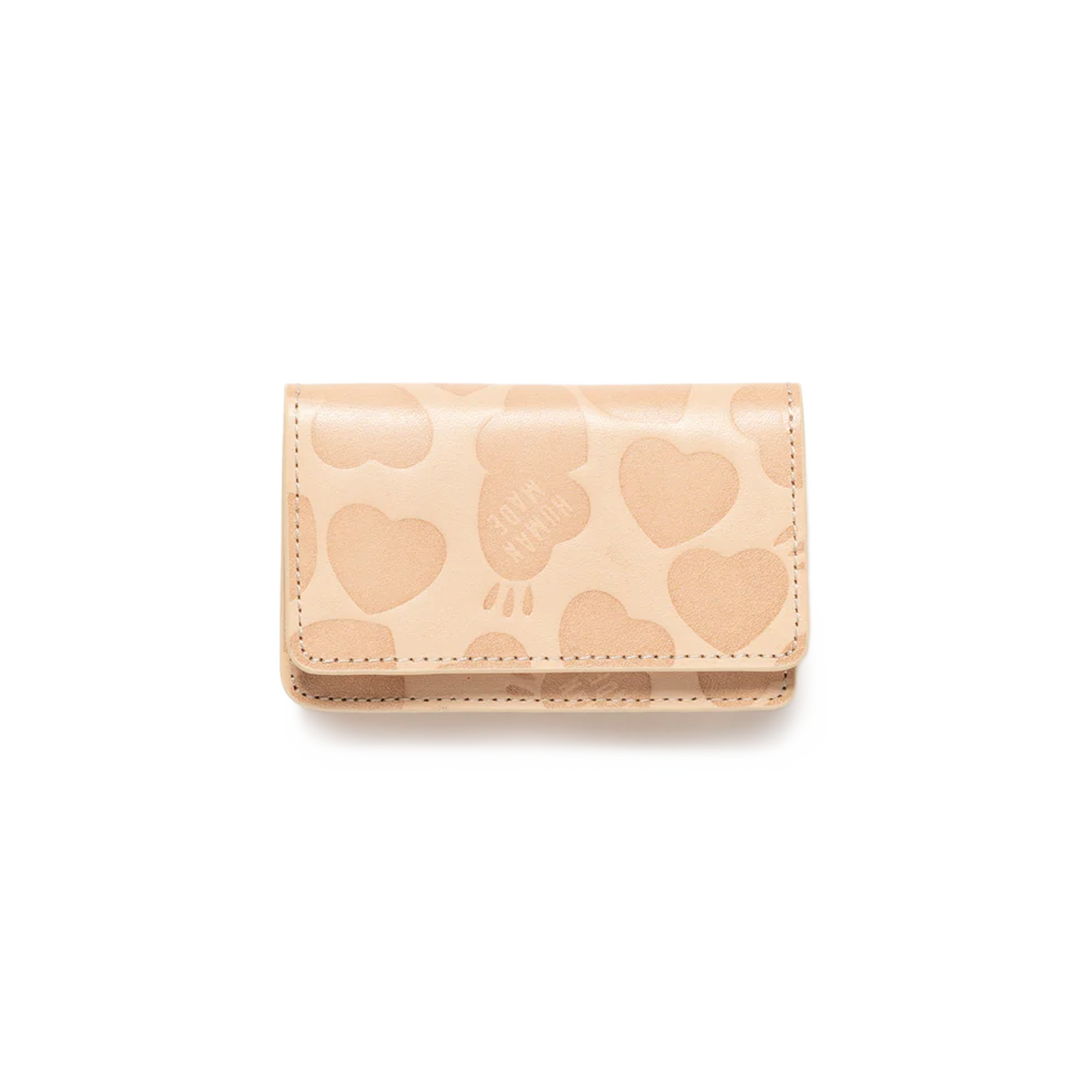 Human Made Leather Card Case Beige HM30GD031