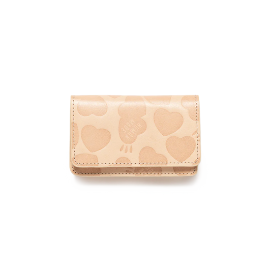 Human Made Leather Card Case Beige HM30GD031