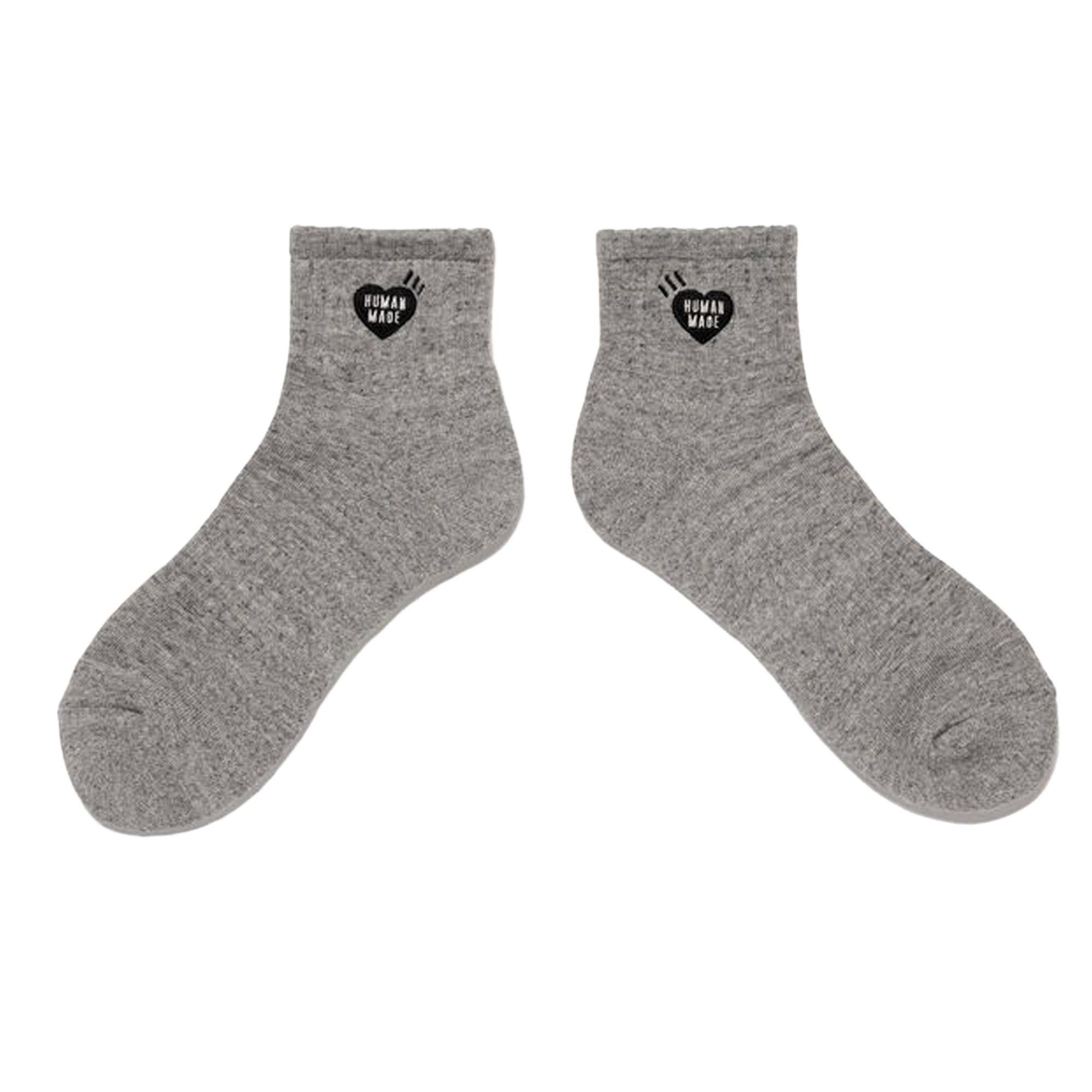Human Made Pile Short Socks Gray HM31GD061