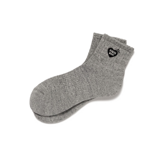 Human Made Pile Short Socks Gray HM31GD061