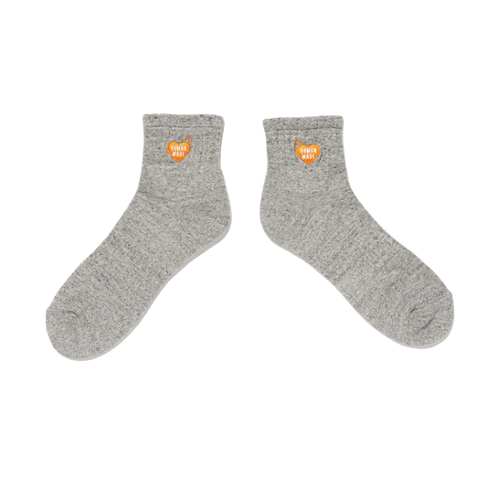 Human Made Pile Short Socks Gray HM30GD065