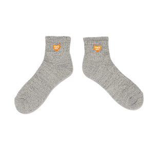 Human Made Pile Short Socks Gray HM30GD065