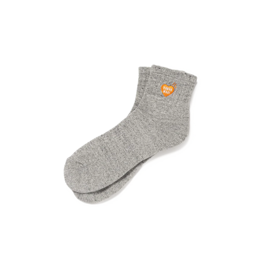 Human Made Pile Short Socks Gray HM30GD065